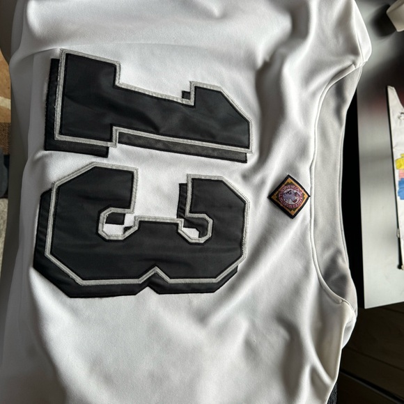 White and Gray Jersey with Number 13 - Picture 3 of 10